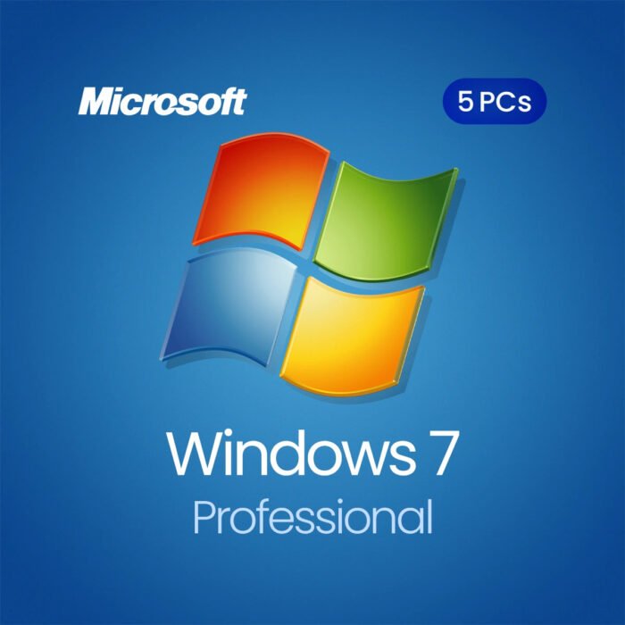 Windows 7 Professional – Lifetime License for 5 PCs - Image 1