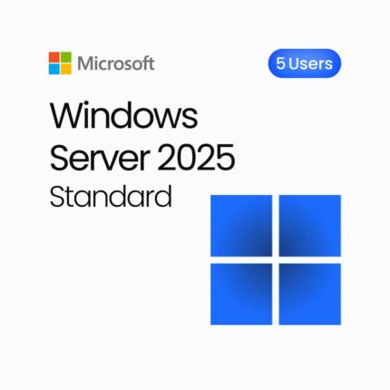 Windows Server 2025 Standard – Lifetime License for 5 Users